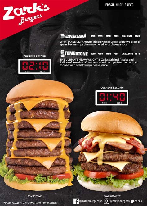 ZARKS BURGERS .